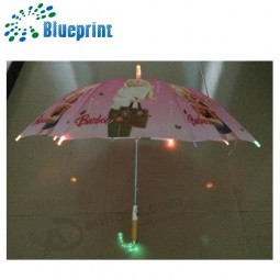 Günstige benutzerdefinierte Kinder führten Regenschirm zu verkaufen