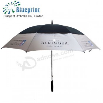 двойной слой гольф зонтик ветрозащитный для продажи