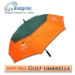 Tamanho personalizado grande duplo camadas guarda-chuva de golfe personalizado