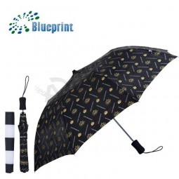 Aangepaste coole compacte 2 dolding paraplu van hoge kwaliteit