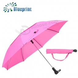 Kundengebundene doppelte Schichten windundurchlässiger einzigartiger 2 Faltenregenschirm