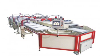 Hht-A1 oval máquina de serigrafía automática