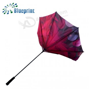 Heißer Verkauf Digitaldruck Golf Regenschirm