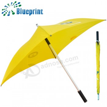 30Pollici big size durable logo print square umbrella golf