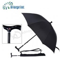 Parapluies promotionnels de haute qualité de béquille aînée
