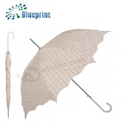 Parapluie japonais de bâton à long manche de conception personnalisée