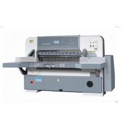 Double linear guide hydraulic paper guillotine