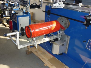 Semi-auto Pneumatic conical cylindrical screen printing machin