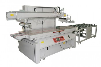 High Precision Automatic Discharging Flat Vertical Screen Printing Machine