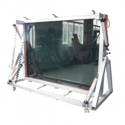 Enorme máquina de exposición de pantalla de seda de vacío vertical