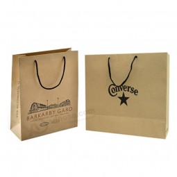 Wholesale custom high quality Printed Recycled Kraft Paper Bag for sale