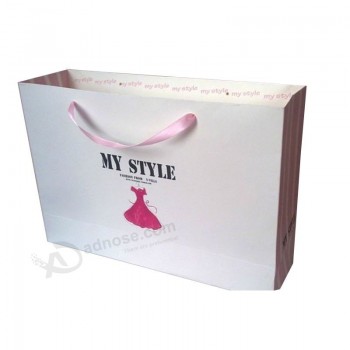 Bolsa de papel de la ropa personalYozada con cuerda de la cEnta 