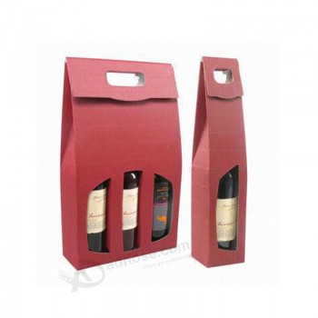 Wholesale custom high quality Paper Bag For Wine Bottle for sale