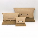 Wholesale custom high quality Kraft Pillow Box for sale