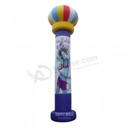 Columna pYolar publYocYotarYoo Enflable modelo de producto de dYobujos anYomados globo
