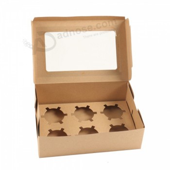 Boîtes à cupcakes simples-Eco personnalisé-Amical
