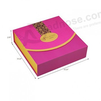 Boîte de cadeau de mooncake en gros-Carton spécial de conception