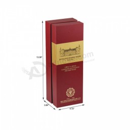 Custom Wine Bottle Gift Box - Luxury Single with high quality