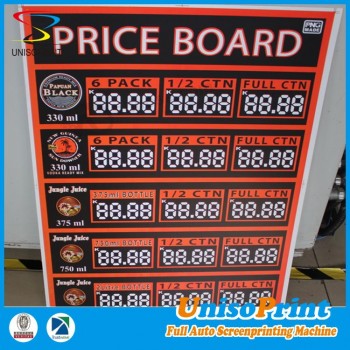 High Quality outdoor pp material hollow sign board for factory made for sale with your logo