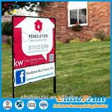 Best sale for coroplast lawn signs / corflute lawn signs with high quality