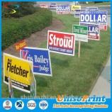 Corflute pp personalizada/Coroplast yard sign para la venta