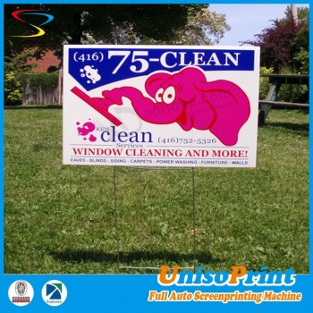 Wholesale PP/Polypropylene Material Custom Yard Signs with high quality