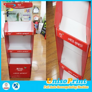 Wholesale custom high quality Disposable feature promotion activity cheap floor cardboard advertising display