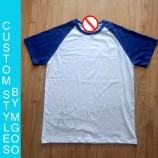 Custom high quality summer raglan sleeve t-shirt for sale