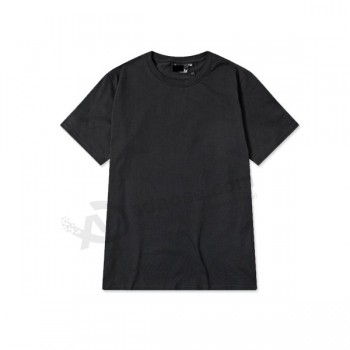 Custom Black Basic Design Short Sleeve T-shirt with your logo