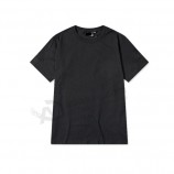 Op Maat zwart basic ontwerp korte Mouw t-Shirt.