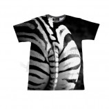 KundenspezifiSche niedliche TiersubliMationsdruck-T-HeMds - Zebra