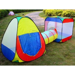 Custom TS-KP009 Large Playhouse Tent with Tunnel with high quality