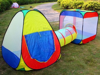 Custom TS-KP009 Large Playhouse Tent with Tunnel with high quality