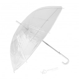 POE Fabric J-type Transparent Umbrella for Sale