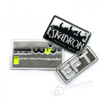 Embossed Logo 3D Reflective Label with Low MOQ
