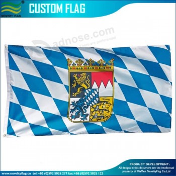 75D woven polyester custom made large advertising flags with any size