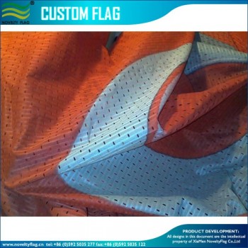 Wholesale Mesh polyester Custom made large  advertising flags.