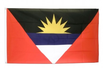Bandeira feita sob encoMenda de Antígua e Barbuda - 3 X 5 pés para coM qualquer taManho