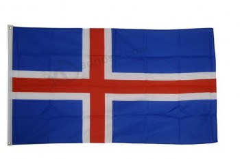 пользовательский флаг iceland - 3 Икс 5 футов. / 90 Икс 150 см для любого размера