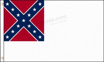 Wholesale 2nd Confederate Flag 3x5ft Poly with any size