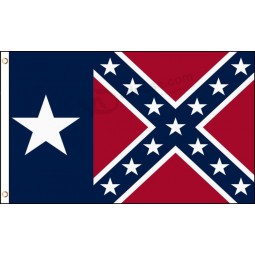 TeXas bandeira rebelde 3X5ft. poliéster para o costuMe coM qualquer taManho