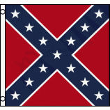Wholesale custom Confederate Battle Flag 3x3ft Polyester with any size