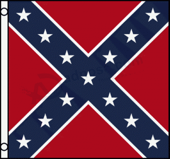 Wholesale custom Confederate Battle Flag 3x3ft Polyester with any size