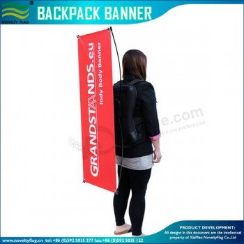 Custom Printed X Banner Backpack Flag Banner with any size