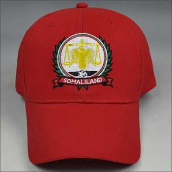 Bordado plano personalizado gorras de béisbol normales al por mayor