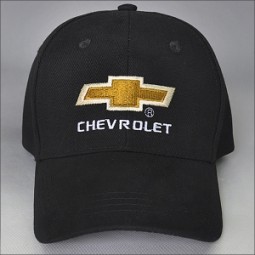 Schwarze Chevrolet-Baseballkappe mit aufgesticktem Logo