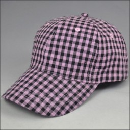Leather strap baseball cap with high quality cotton material