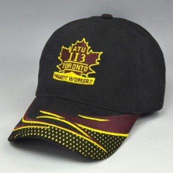 Logo personnalisé de broderie de casquette de baseball pour l'homme