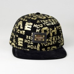 Fabrik benutzerdefinierte silk print buchstaben hip hop cap