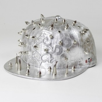 popular fashion decorative rivet bolt snapback caps